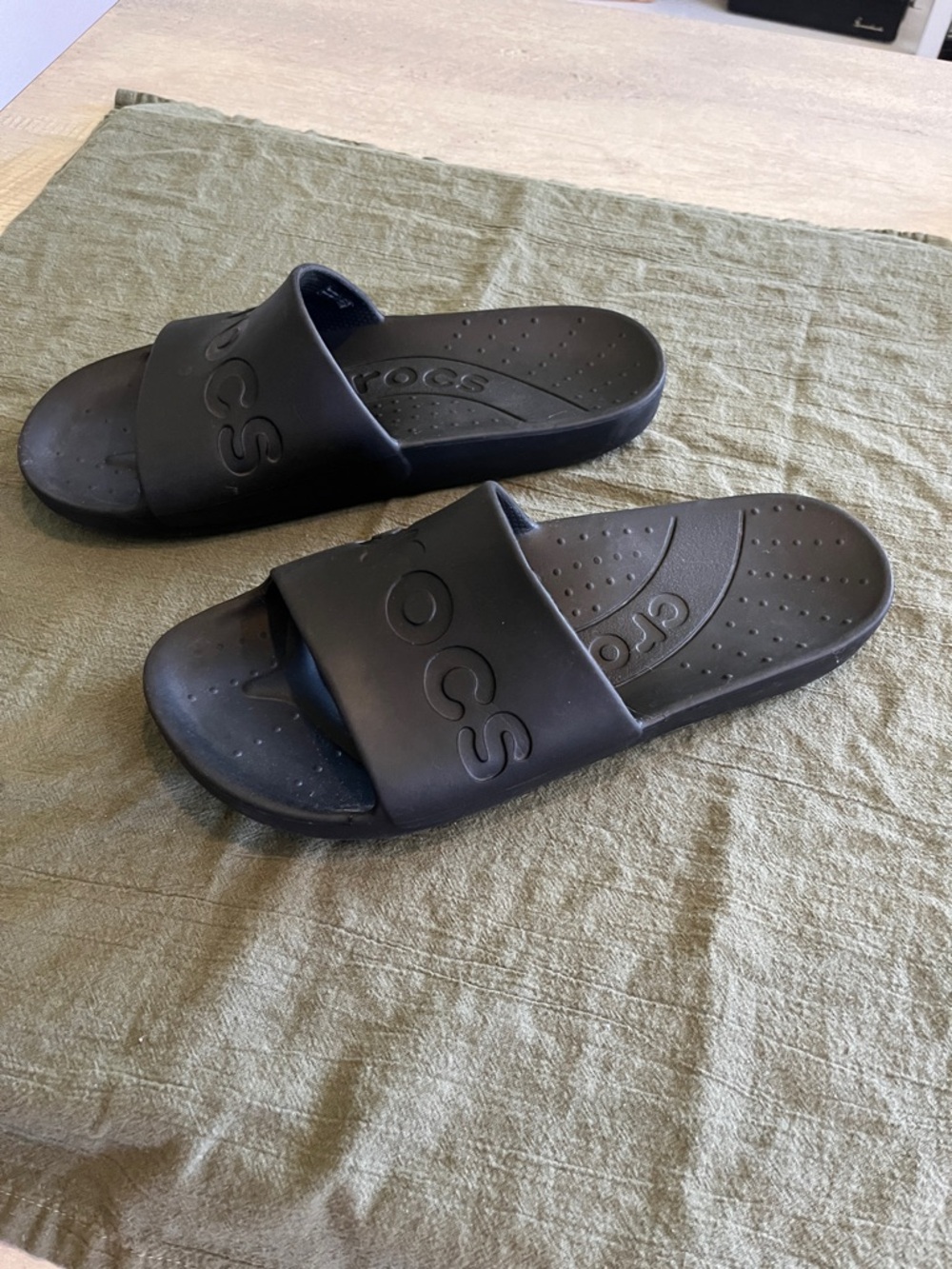 CROCS Black Classic Slide Sandals